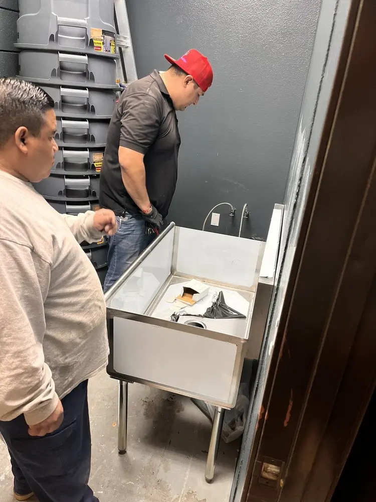 Commercial plumbing and sink installation in Quaker Settlement